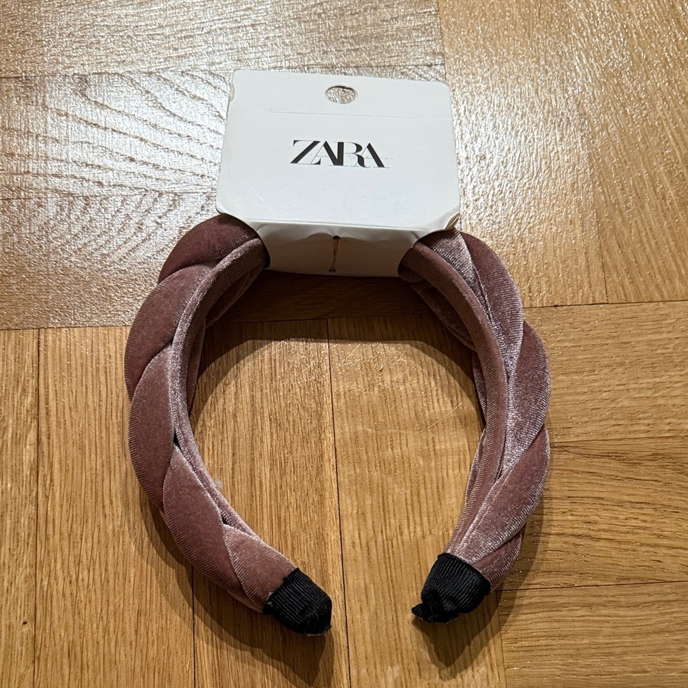 Zara Mauve Braided Headband